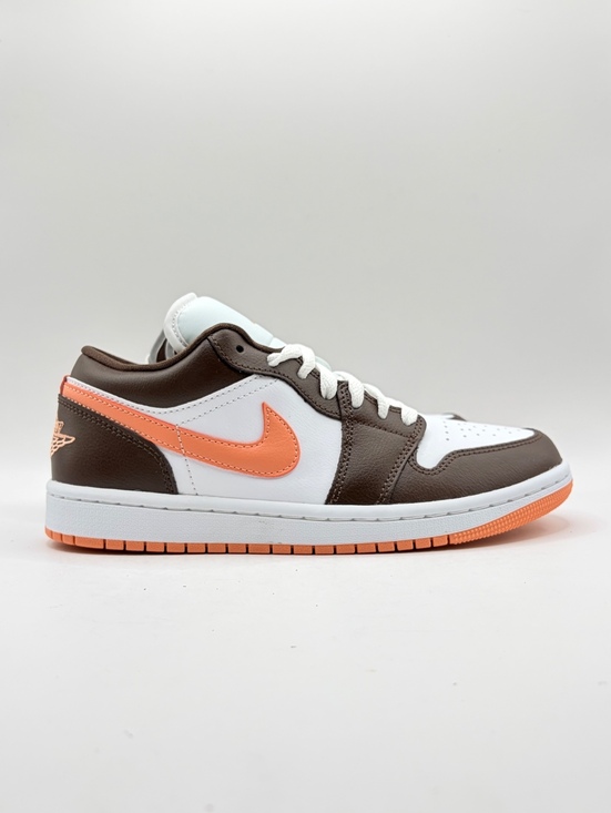 Jordan Shoes - Women’s Air Jordan 1 Low sneakers in White and Light Madder Root 7 Women New